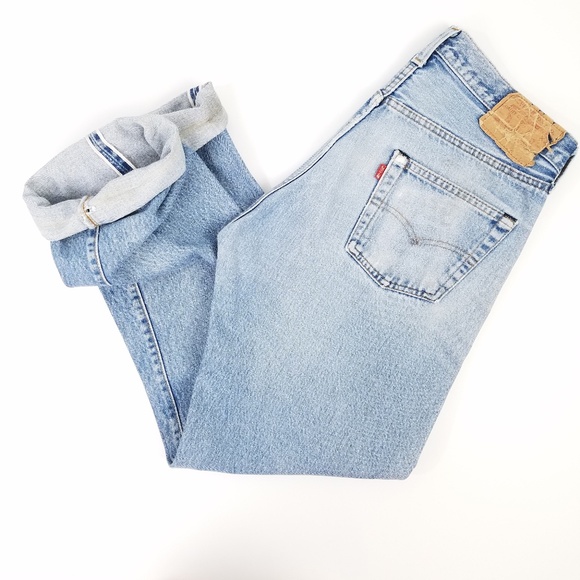 vintage levis selvedge 501